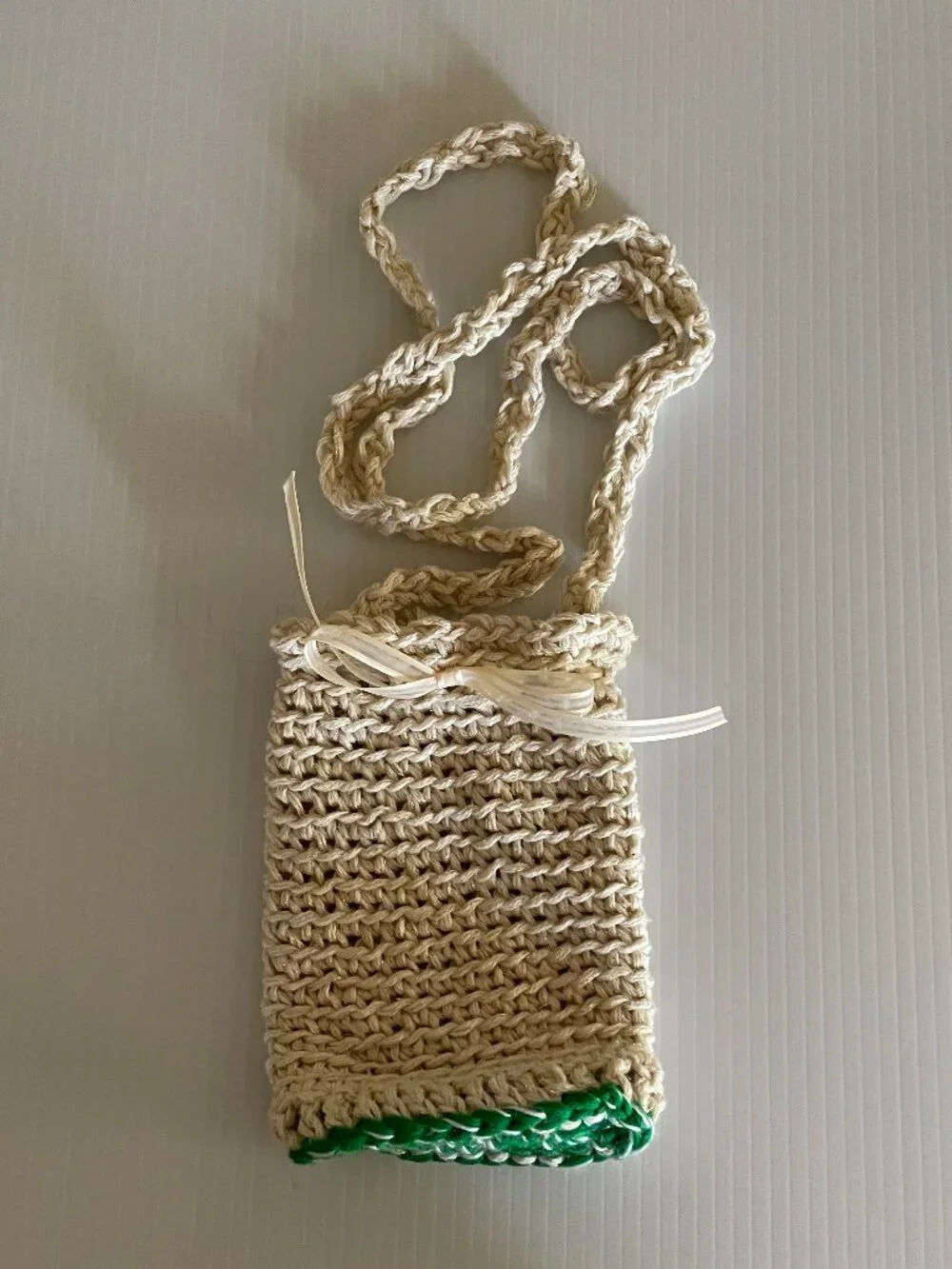 Light crochet phone holder, Gifts For Her, Crossbody crochet phone holder